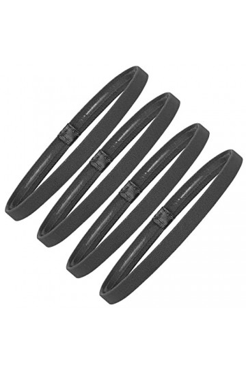 Sibba Lot de 4 Bandeaux de Sport éLastiques Antidérapants en Silicone pour Exercices Sportifs Et Football Mini Bandeau Anti-T