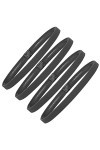 Sibba Lot de 4 Bandeaux de Sport éLastiques Antidérapants en Silicone pour Exercices Sportifs Et Football Mini Bandeau Anti-T