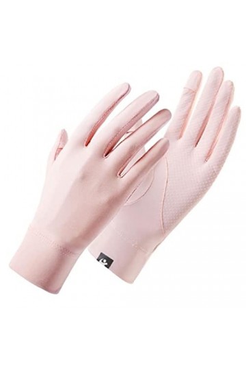 unknowns Gants dété et de printemps à deux doigts exposés au soleil pour femmes et adolescentes respectueux de la peau