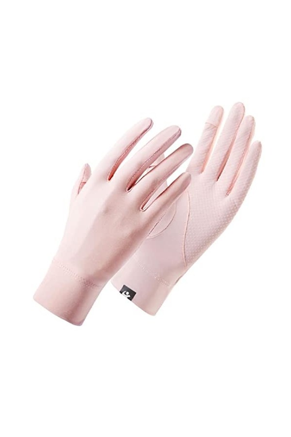 unknowns Gants dété et de printemps à deux doigts exposés au soleil pour femmes et adolescentes respectueux de la peau