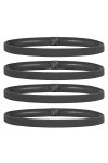 Sibba Lot de 4 Bandeaux de Sport éLastiques Antidérapants en Silicone pour Exercices Sportifs Et Football Mini Bandeau Anti-T
