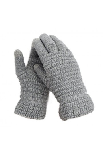 YJZQ Gants tricoté Hiver en Laine Gants Moufle Chaud à Ecrans Tactile modèle Jacquard Classique Gloves Unisexe Touche Gants a
