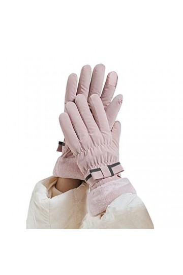 Allbestop Gants Chauds Gants Chauds Coupe-Vent,Gants Anti Coupure Mitaines Femme Chaud Gants Hiver Gants Tactile Gants Thermi