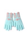 DondPO Gants Femme Hiver, Coupe-Vent Stretch Hiver Mitaines Gants en Tricot Epais Cadeaux Chaud Mitaines Tricotées Gants Gant