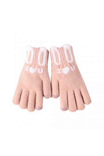 DondPO Gants Hiver Cyclisme Epais Coupe-Vent Gloves Gants Tricoté écran Tactile Hiver Randonnée Gants Chauds Gants en Tricot 