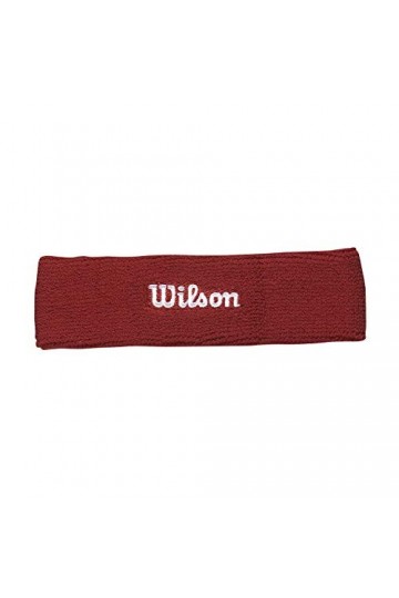 WILSON Mixte Headband Bandeau, Rouge, Taille unique EU