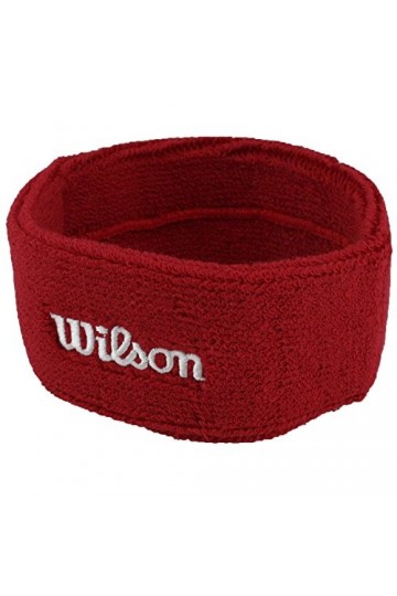 WILSON Mixte Headband Bandeau, Rouge, Taille unique EU