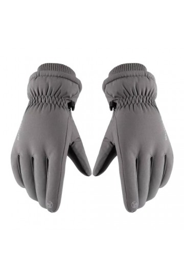 Generisch Gants Rouge Femmes/Hommes Moufles De Ski Hiver Chauds Peluche Épaissir Coupe-Vent Moufles De Plein Air Équitation M