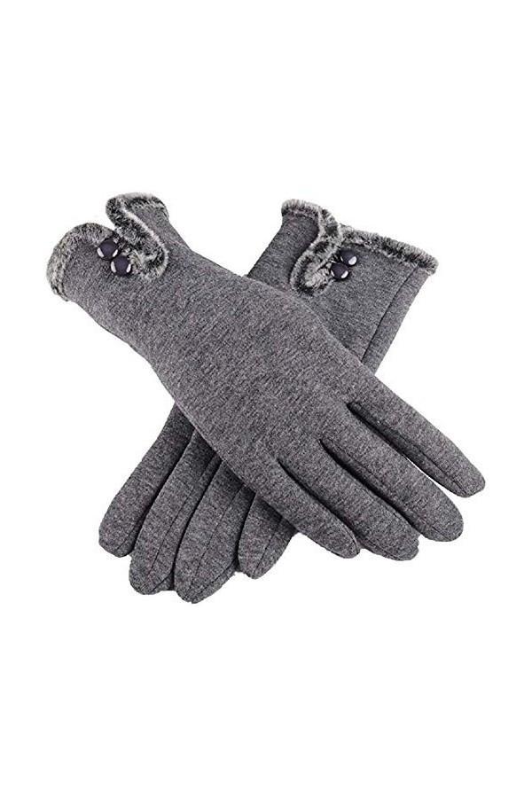 Diffusion Gants dhiver chauds pour filles et femmes, super doux et chauds pour écran tactile, gants dhiver chauds pour le s