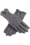 Diffusion Gants dhiver chauds pour filles et femmes, super doux et chauds pour écran tactile, gants dhiver chauds pour le s