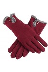 Diffusion Gants dhiver chauds pour filles et femmes, super doux et chauds pour écran tactile, gants dhiver chauds pour le s