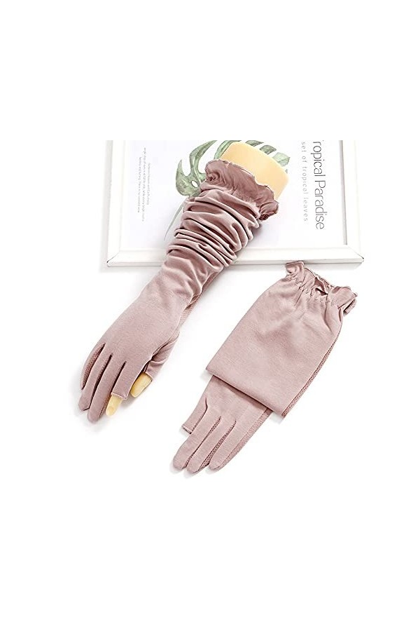 Yoaodpei Nouveaux Gants à Deux Doigts de la Mode Gant de la Mode Femme Gant Femme Stretch Coton Conduite extérieure Vélo Non-