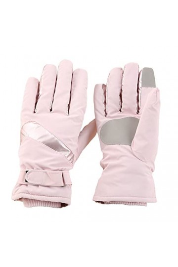 Gants dhiver chauds pour adultes, moufles épaisses, extensibles, résistantes au froid, coupe-vent, gants dhiver pour femmes