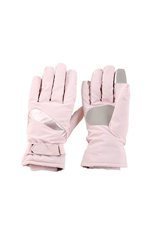Gants dhiver chauds pour adultes, moufles épaisses, extensibles, résistantes au froid, coupe-vent, gants dhiver pour femmes