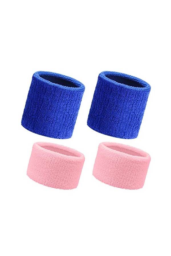 Flintronic Bandeau, 3 Pièces Bandeau Sport, Bandeau Sport Sweatbands Absorbants pour Gym/Tennis/Course/Basket-Ball