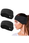 TAGVO Bandeau de Sports dhiver, 2 Pièces Bandeau doreille léger, Bandeau cache-oreilles dhiver, Cache-Oreilles Bandeaux, a