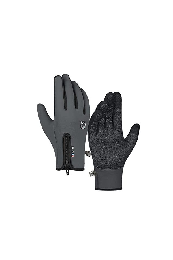 Allbestop Gants Chauds Gants Magiques dhiver,Gants Cheminée Mitaines Femmes Moufles Femme Ski Gants avec LED Étanche Gants D