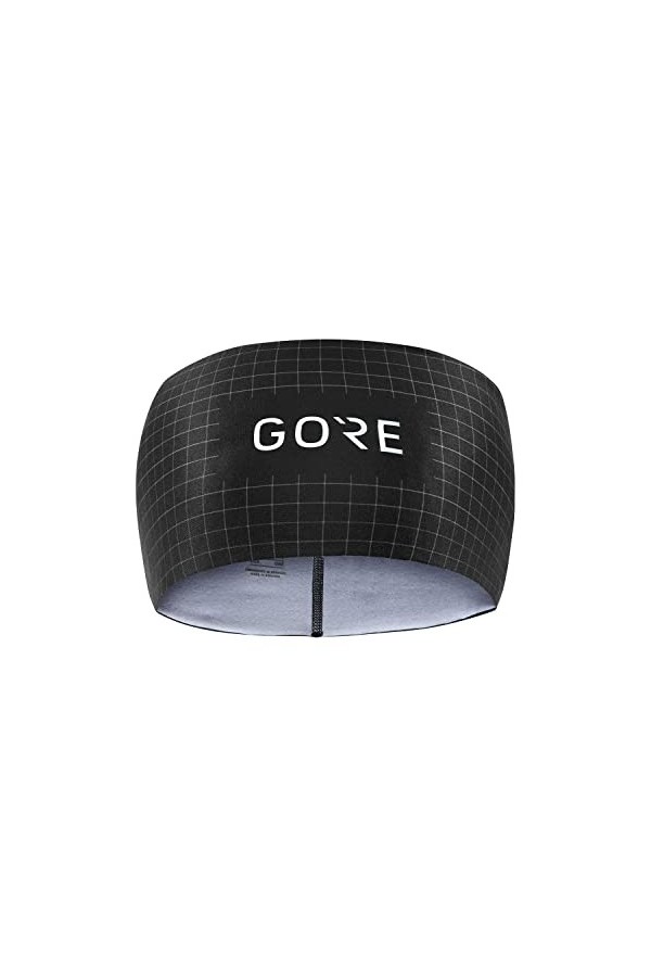GORE WEAR Bandeau Grid Unisexe, taille unique, Noir/gris anthracite