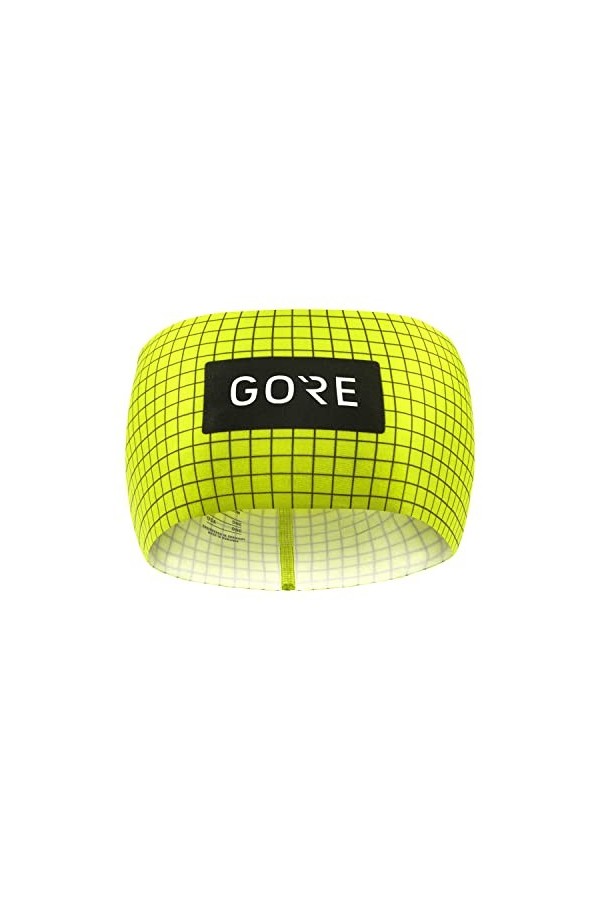 GORE WEAR Bandeau Grid Unisexe, taille unique, Noir/gris anthracite