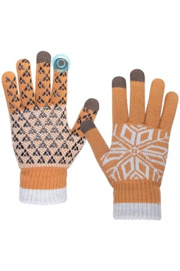 Long Keeper Gants Hiver Tactile pour Femme Homme Gants Chaud dhiver en Tricot Anti Froid Mitaine en Polaire Chaude Gants pou