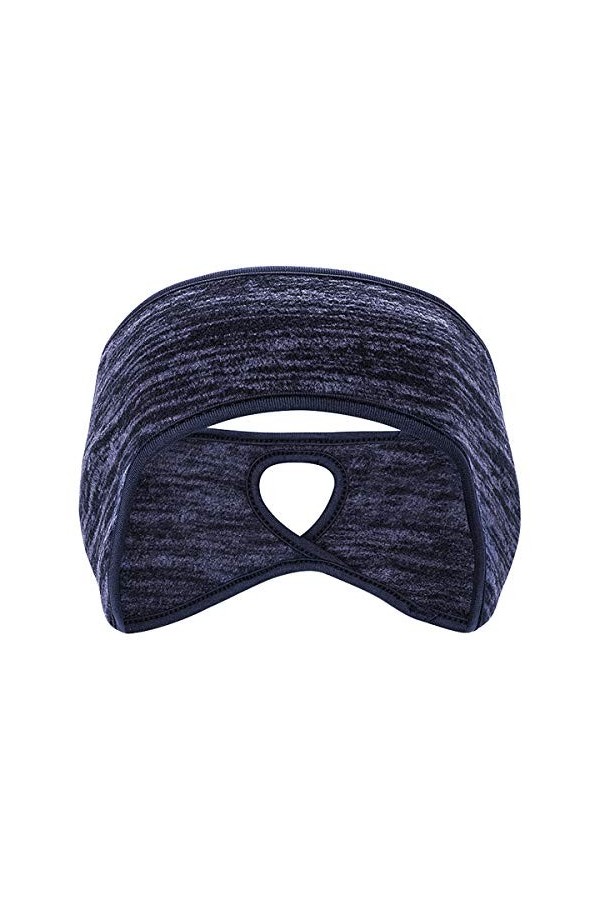 Natuce 2 Pièces Polaire Bandeau de Sport Femmes Hommes Bandeau Cheveux Hiver Sport Bandeau Cache Oreille Chaleureux Confortab