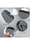 Raoclay Bandeau Sport Femme Homme pour lhiver et lAutomne, Cache Oreilles Casque de vélo Headband, Extensible Bandeau Anti 