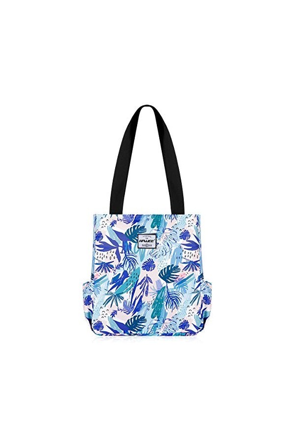 HAWEE Mode Femme Sac à Bandoulière Grande Capacité Sac Dépaule Léger Sac Fourre-Tout avec Zip Loisir Sac à Provisions Imperm
