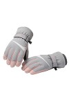 Cyber of Monday 2023 Gants en cuir véritable pour femme Moufles en peau de mouton Gants thermiques imperméables pour femme Ga