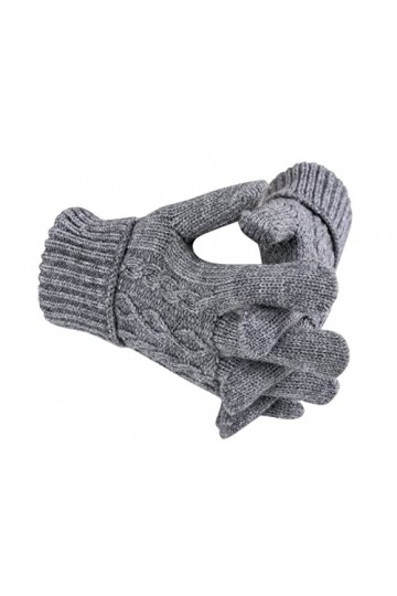 DondPO Gants Hiver Sport Thermiques Coupe-vent Gants en Tricot Gloves Hiver Coton Chaud Gants Tricoté Mitaines Tricotées Gant