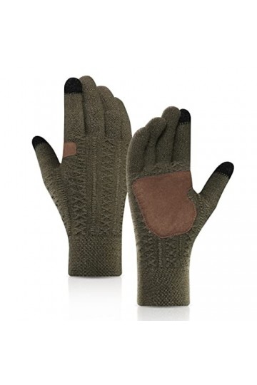 Oyrcvweuy Gants dhiver unisexes en tricot pour écran tactile