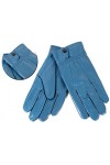 Gants dhiver en cuir véritable pour écran tactile - Chauds et doux - Doublure en laine - Gants 100 % cuir - Gants décontract