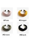 MiDoDo 4 Pièces Bandeau Noeud Cheveux Femme Cheveux Accessoires pour Filles Femme Vintage Bandeau Cheveux Femme Vintage Serre