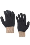 Tanness Gants dhiver pour écran tactile pour femme, Moufles Gris , taille unique