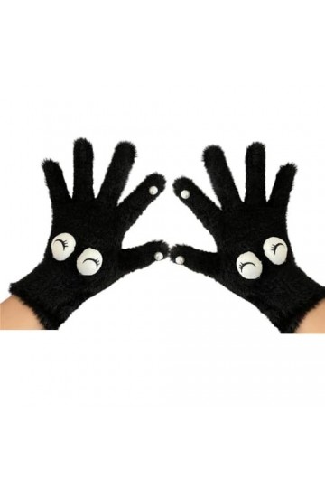 Y2K Moufles dhiver en fourrure pour adultes - Écran tactile chaud - Garde au chaud - Gants thermiques dextérieur en fourrur