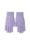 NANGYANG Moufles de Sports de Plein air pour Femmes Gants tricotés Hiver avec Fil Polaire extérieur Coupe-Vent et Gants Chaud