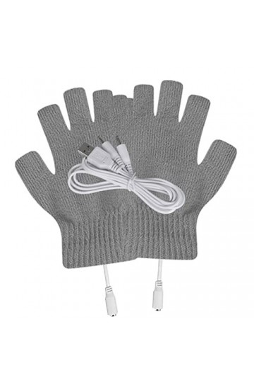 Gants chauffants rechargeables, moufles chauffantes rechargeables par USB, gants tricotés USB pour ordinateur portable, gants