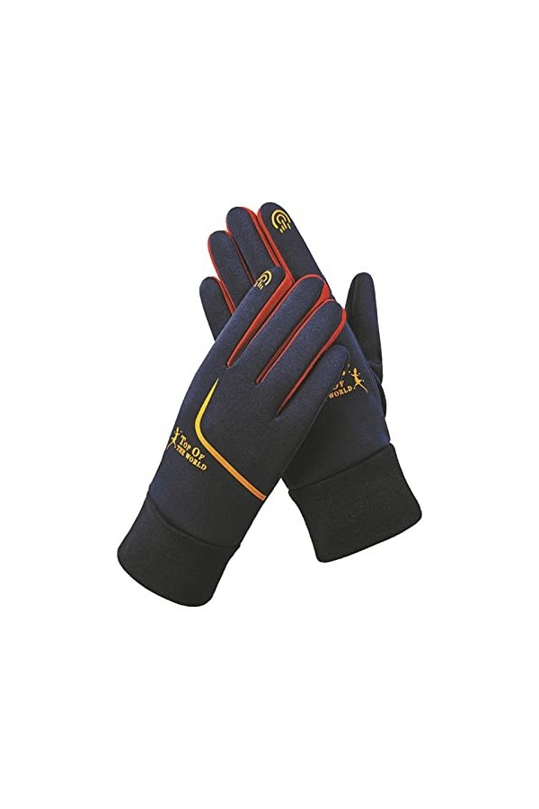 Gants chauds dhiver en polaire épaisse pour femme - Résistants au froid - Pour la conduite, léquitation, les sports de plei