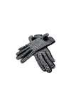 Imperial Studios Gants dhiver à motif tartan pour femme - Pour écran tactile avec doublure en polaire chaude - Pour temps fr