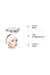 Bandeau Cheveux Serre-tête Bandeau de Maquillage En Coton Pour Yoga/Sport/Se Maquiller/Soins du Visage 3 Pièces 60 x 8,5 cm /