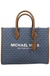 Michael Michael Kors Mirella Sac fourre-tout en denim, bandoulière et bandoulière, denim, Small