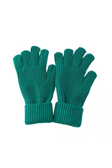 Gants tricotés pour femmes en vrac automne et hiver décontracté couleur unie tricot gants chauds gants de ski moufles hommes