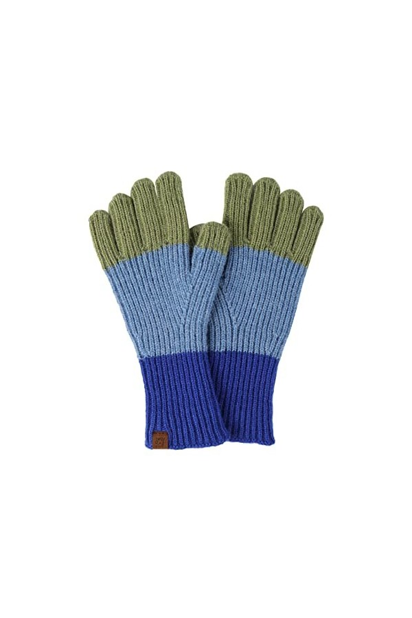 NIUREDLTD Gants tricotés pour femme - Gants dhiver extensibles - Gants de sport - Gants tactiles - Protection contre le froi