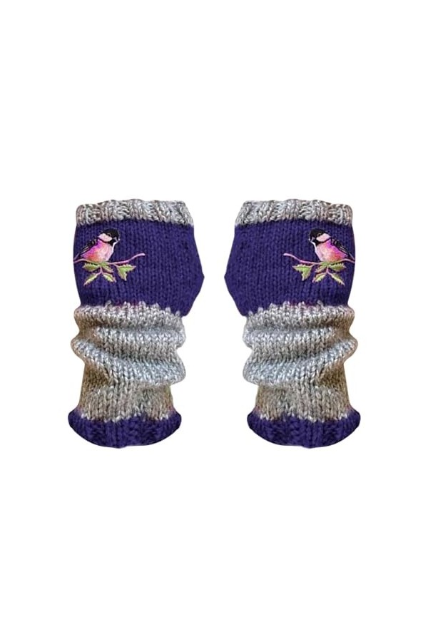 Mitaines sans doigts poignet mitaines tricotées dhiver mitaines mitaines extensibles tricotées poignet hiver chaud bras fill