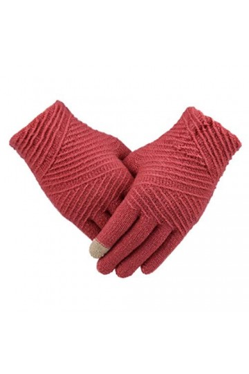 LUOXUEFEI Gants Gants dhiver Femmes Écran Tactile Gants Tricotés Dame Mitaines Femme Couleur Pure Poignet&nbsp;&nbsp;&nbsp;Gant De Conduite