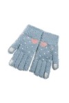 LUOXUEFEI Gants Femmes Hiver Gants Tricotés Doux Chaud en Peluche Mitaine Guantes Couverture De Doigt