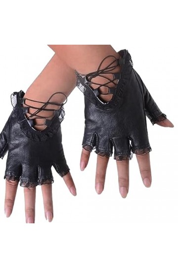 Allbestop Gants Chauds Tricotées sans Doigts Gants,Gants Ski Snowboard Mitaine Cuir Gants Et Moufles Garçon Gants Latex Gants