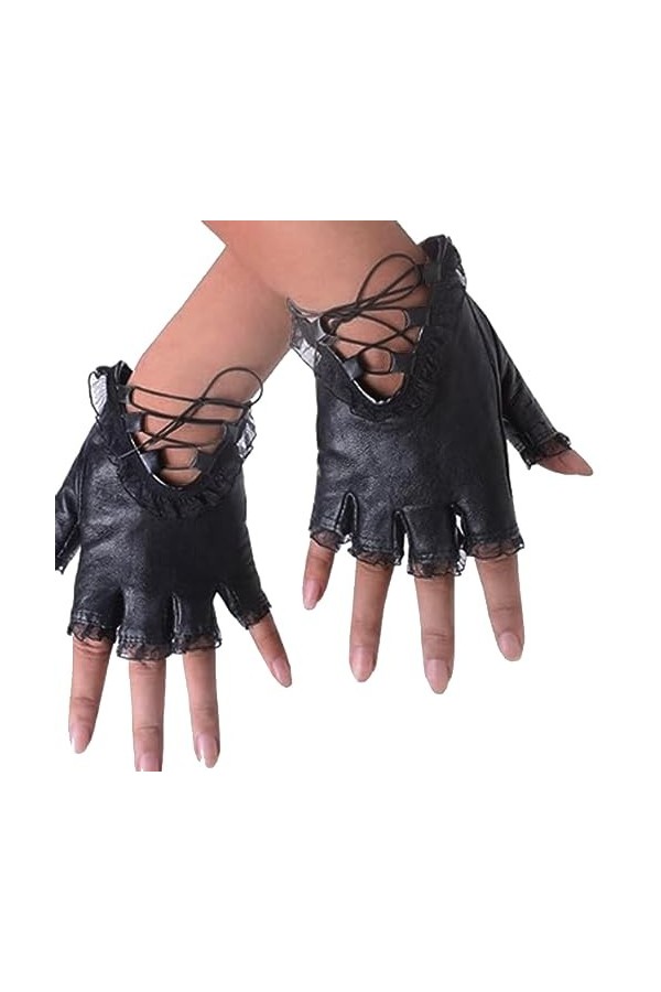 Allbestop Gants Chauds Tricotées sans Doigts Gants,Gants Ski Snowboard Mitaine Cuir Gants Et Moufles Garçon Gants Latex Gants