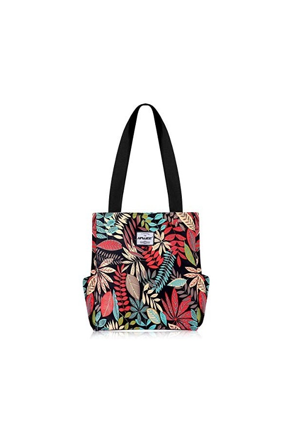 HAWEE Mode Femme Sac à Bandoulière Grande Capacité Sac Dépaule Léger Sac Fourre-Tout avec Zip Loisir Sac à Provisions Imperm