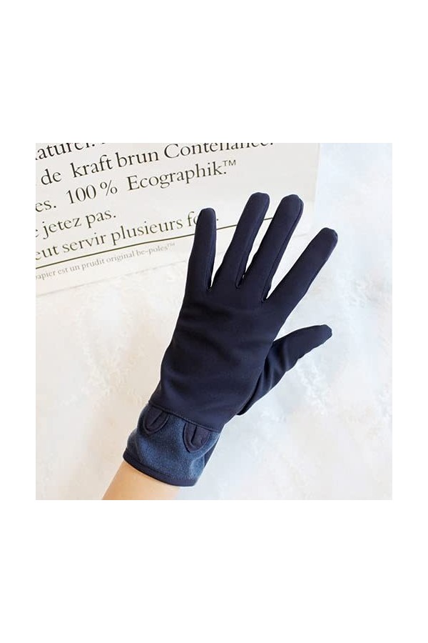 Yoaodpei Gant Femmes Femmes Spring, Automne et hiver Fin, imperméable, équitation, conduite, coupe-vent, plus velours, chaleu