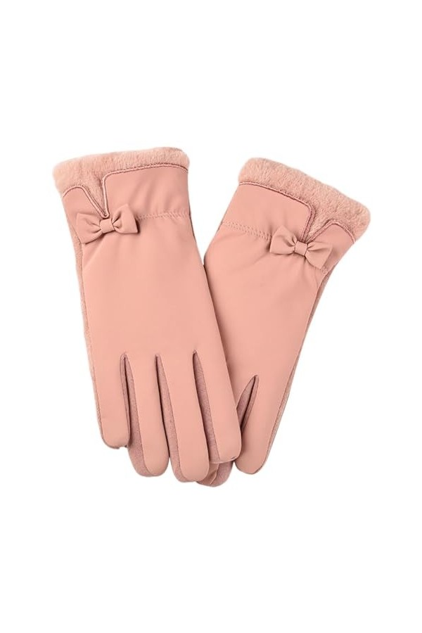 Mitaines Femme Dentelle Gants chauds pour femmes et hommes, automne et hiver, polyvalents, pour conduite en plein air, cyclis